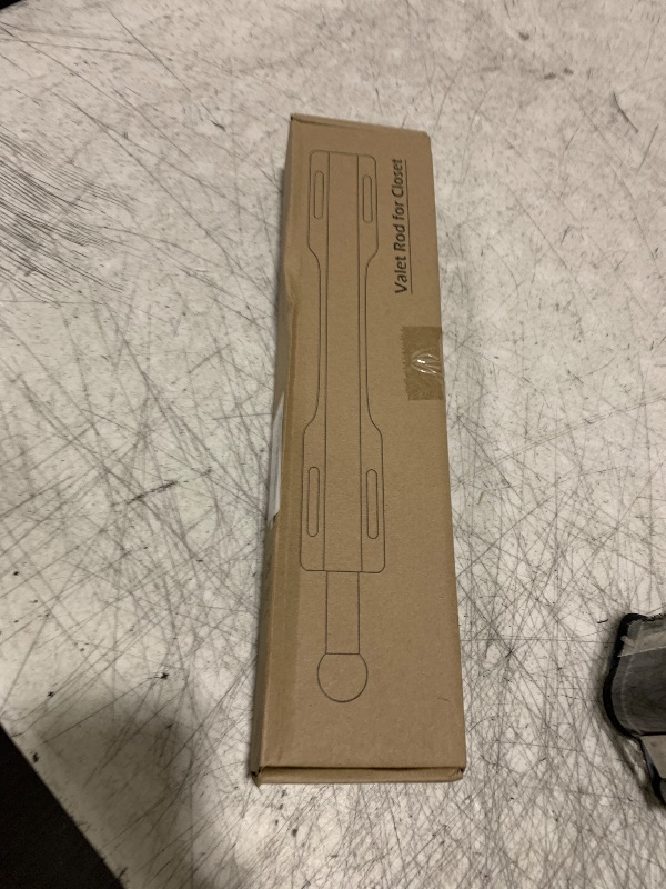 Photo 1 of FIRJOY 12" Valet Rod for Closet Pull Out (1 Pack, Chrome)