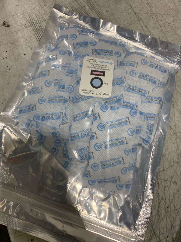 Photo 1 of Wisesorb Silica Gel Packets, 20 Gram 15 Packs Dessicant Packets for Storage, Pure and Safe Silica Gel Desiccant Packs, Humidity Packs