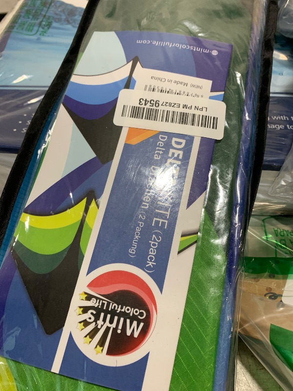 Photo 1 of Mint's Colorful Life 2 Pack Delta Kites for Kids & Adults, Extremely Easy to Fly Kite, Best Kite for Beginner(Green & Blue)