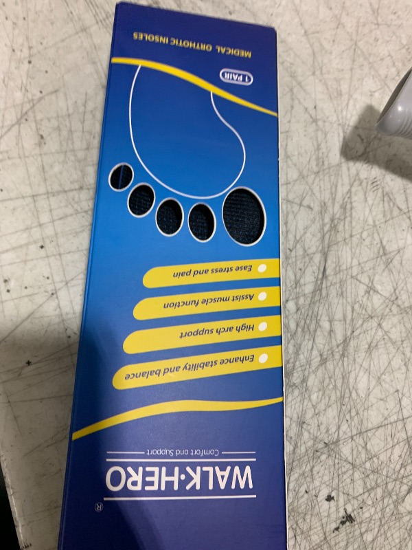 Photo 1 of Plantar Fasciitis Insoles for Men Women - Orthotics Inserts, Shoe Insoles Arch Support Flat Feet Inserts Work Boot Insoles for Standing All Day (Mens 8-8 1/2 | Womens 10-10 1/2)