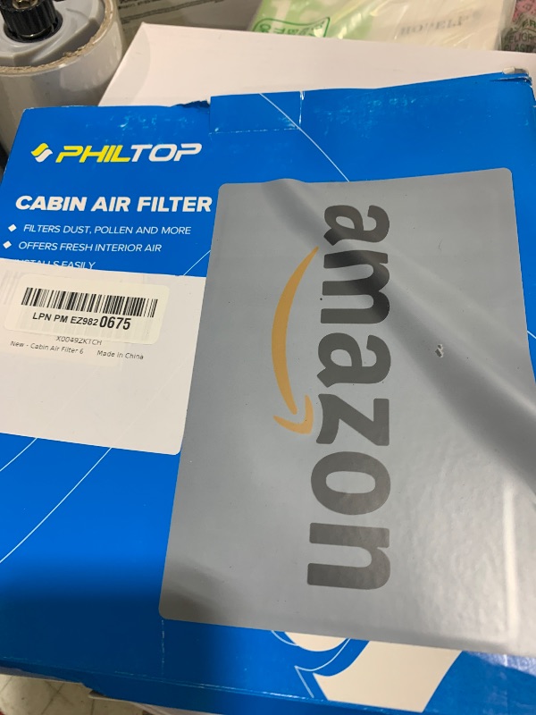 Photo 1 of PHILTOP Cabin Air Filter, Replacement for CF10553,2005-2023 Frontier,2005-2015 Xterra,2005-2012 Pathfinder, Premium Cabin Filter with Activated Carbon Filter