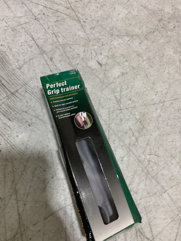 Photo 1 of Golf Grip Trainer - 6" Long Golf Swing Training for Beginners, Anti-Slip Portable Golf Swing Trainer to Correct Grasp & Hand Position, Improved Swing Equipment for Golf Beginners Men Women (Gray)
