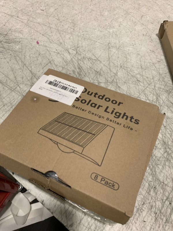 Photo 1 of Solar Fence Lights Outdoor Waterproof High Brightness LED Spot Lens Deck Lights 7 Mode Warm & Cool White RGB Solar Powered Wall Lighting Decor for Outside Patio Step Backyard Railing Pool - 8 Pack