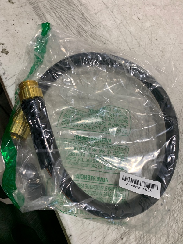 Photo 1 of Giraffe Tools Garden Leader Hose 5/8 inch x 2.5ft, Short Water Hose Heavy Duty, Flexible, Lightweight Hybrid Hose with Bend Protection, Male to Female Fittings