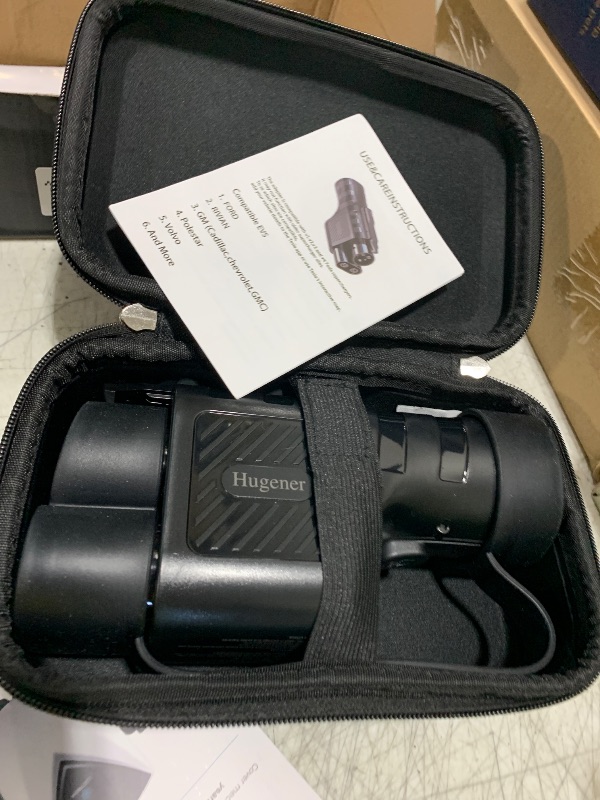 Photo 1 of Hugener 2025 NACS to CCS1 EV Charging Adapter for Tesla Supercharger V3/ V4, Max 500A 1000V DC Fast Charging with UL Safety Certified Overheat Protect, Fits Rivian, Ford, GM CCS1 EVs with Vortex Plug