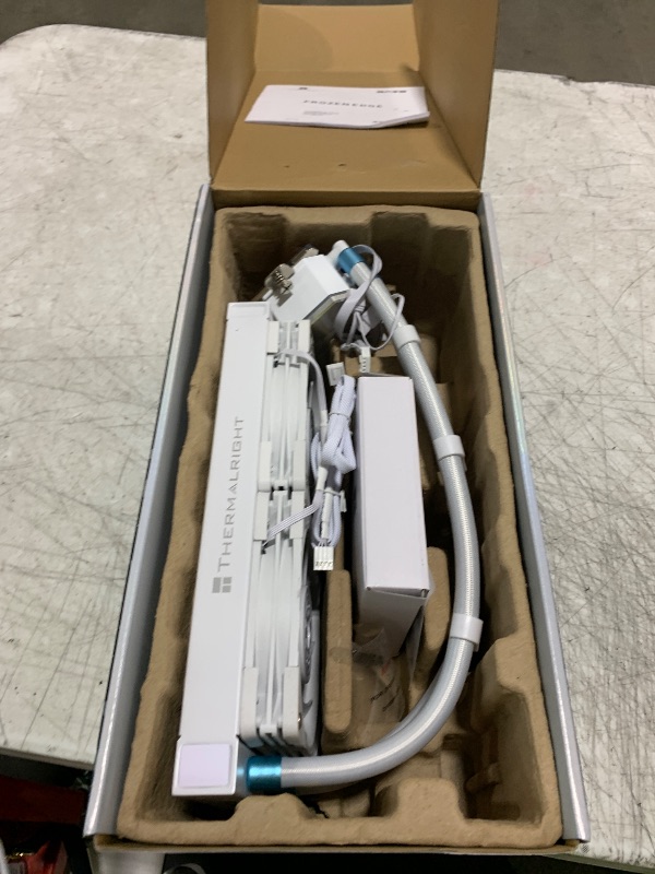 Photo 1 of Thermalright Frozen Edge 240 White CPU Liquid Cooler,Efficient PWM Controlled Pump 3300RPM,12CM PWM Fan,Water Cooling Computer Parts,for AMD AM4/AM5,Intel 1150/1151/1200/2011/1700,Computer AIO Cooler