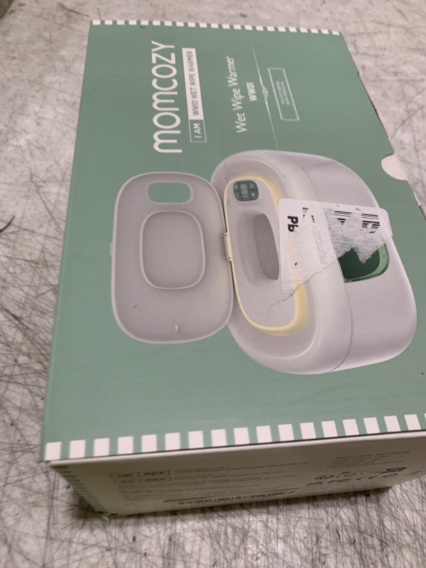 Photo 1 of Momcozy Baby Wipe Warmer, Innovative Spring Design, Large Capacity Wipes Dispenser, Fast and Even Heating, 4 Modes of Temperature Heating Control, Diaper Wipe Warmer with Night Light