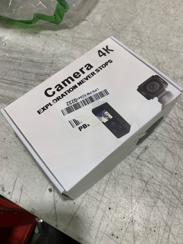 Photo 1 of 4K HD Camera, 270° Rotatable Large Wide Angle, 30m/98ft Underwater Camera with & Mic for Outdoor Riding Diving Shooting, 1000mAh Rechargeable