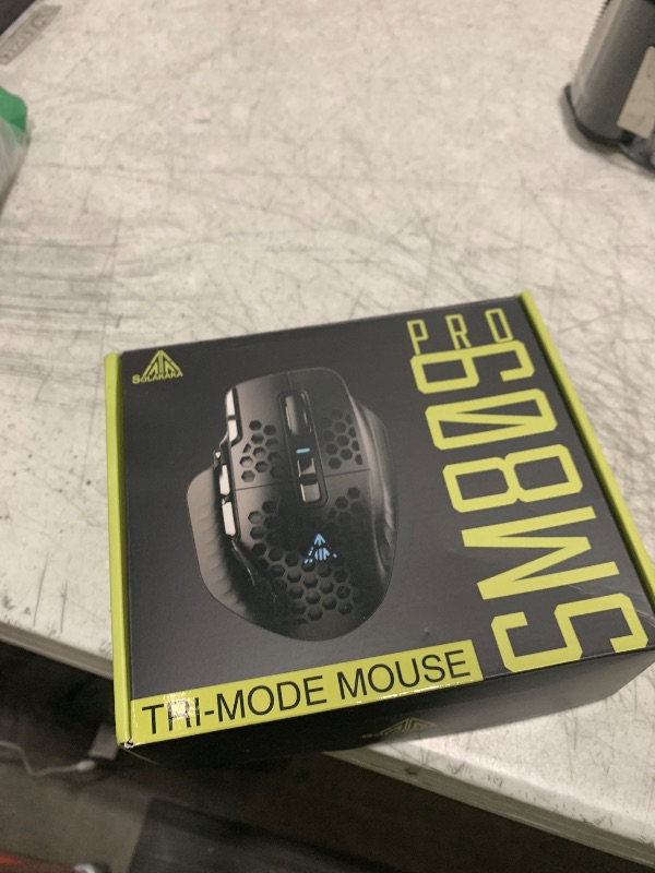 Photo 1 of Gaming Mouse: SOLAKAKA SM809 MMO mouse adopts high precision PAW3311 optical sensor, DPI can be adjusted freely by ±100 from 100 to 24000 DPI via software, 8 adjustable DPI levels (default value 1000
