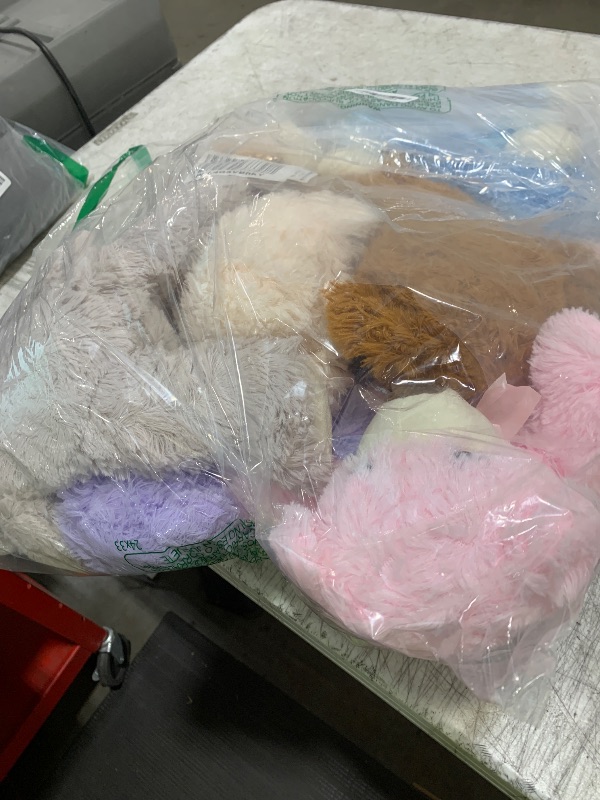 Photo 1 of Zomiboo 7 Packs 14 Inch Plush Bear Stuffed Animals Plush Soft Cute Stuffed Dolls Birthday Party Decorations(Cute Colors)