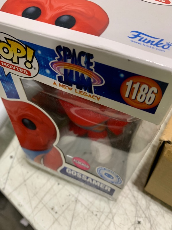 Photo 1 of Funko POP! Movies: Space Jam A New Legacy- Gossamer (Flocked)(Pop In A Box)