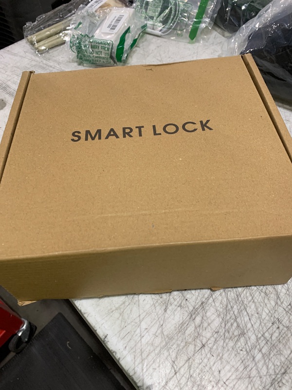 Photo 1 of Fingerprint Door Lock, Keyless Entry Door Lock, Smart Locks for Front Door, Built-in WiFi, App Remote Control, Digital Keypad Code Unlock, Auto-Lock, Electronic Deadbolts with Handle