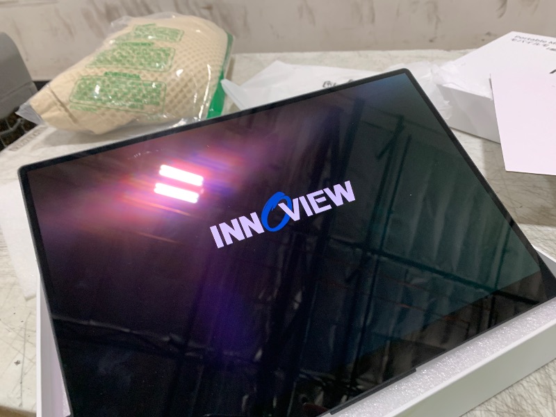 Photo 1 of InnoView Portable Monitor, 15.6 Inch FHD 1080P HDMI USB C Second External Monitor for Laptop, Desktop, MacBook, Phones, Tablet, PS5/4, Xbox, Switch, Built-in Speaker with Protective Case