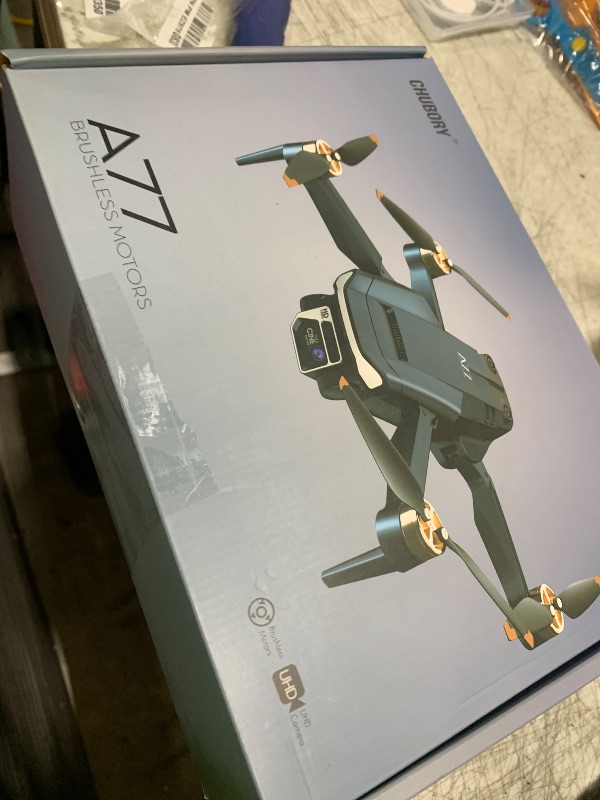 Photo 1 of 2650 ft Long Range Super Enduring Brushless Motor Drone with 84 Mins Super Long Flight Time, Drone with 4K HD Camera for Beginners, CHUBORY A77 WiFi FPV Quadcopter, Follow Me, Auto Hover, 3 Batteries