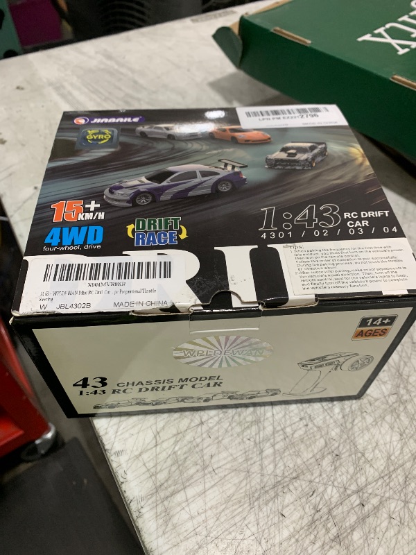 Photo 1 of 1/43 RC Drift Car with Gyro Mini Drift RC Car 4WD Remote Control Sport Vehicle with Drifting and Racing Tires ESP Gyroscope Proportional Throttle Steering Indoor Hobby Toy RTR for Adult