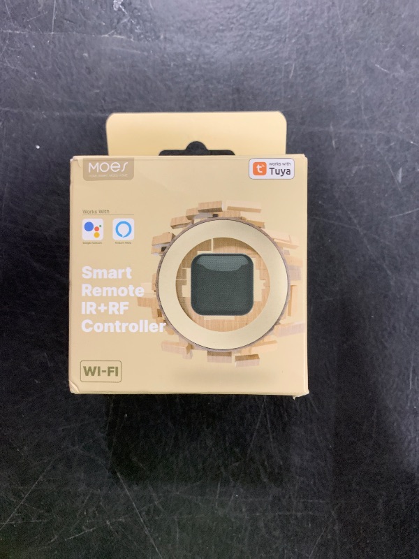 Photo 1 of MOES WiFi RF IR Smart Home Universal Remote Controller for TV Air Conditioning Infrared RF Appliances, Control AC TV DVD CD AUD SAT, Tuya/Smart Life App Control, Voice Control with Alexa