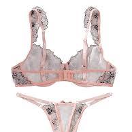 Photo 1 of lilosy bra floral pink