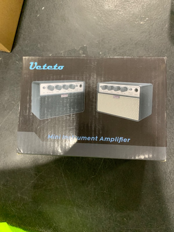 Photo 1 of Ueteto 10W Mini Bass Amp, Portable and Rechargeable Bass Guitar Practice Amplifier with Clean and Drive Channels