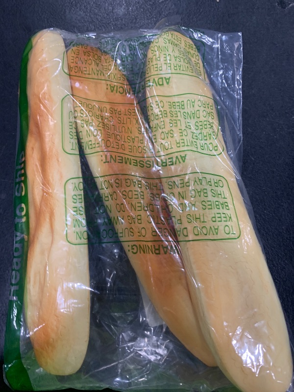 Photo 1 of ULTNICE 3pcs Artificial French Long Bread Loaf Lifelike Fake Dessert Cake Food Pretend Play Food Playset Toys Photography Prop Kitchen Decoration, Medium
