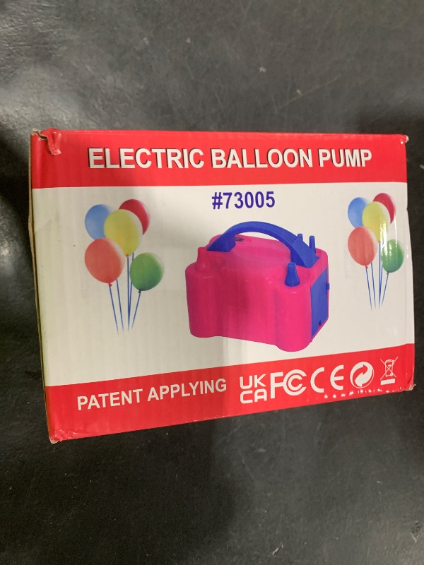 Photo 1 of Growsun Balloon Pump Electric, Balloon Inflation Pump 110V 600W Portable Automatic Dual Nozzle Inflator with Tying Tools for Birthday Gender Reveal Baby Shower Party Decorations