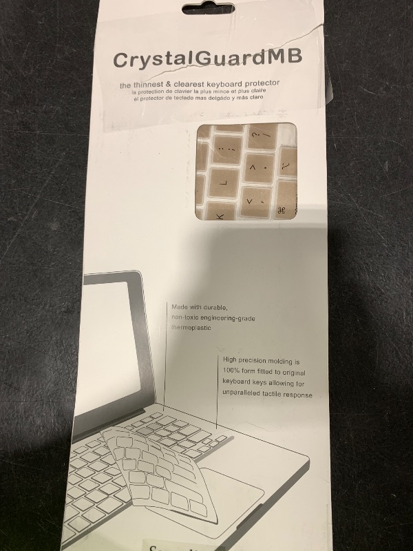 Photo 1 of Se7enline Compatible with MacBook Air Keyboard Cover 2018/2019/2020/2021/2022/2023/2024 for MacBook Air 13-Inch Touch ID with Retina Display M1 A2337/A2179 US Layout, Gold