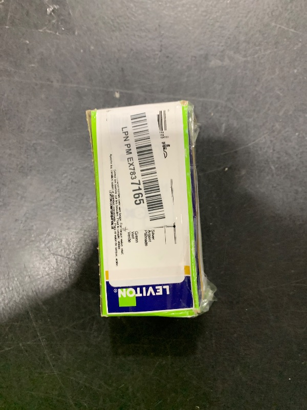 Photo 1 of Leviton 20 Amp, 125 Volt, Extra Heavy Duty Hospital Grade, Single Receptacle, Straight Blade, Self Grounding, 8310-I, Ivory
