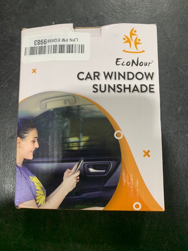 Photo 1 of EcoNour Car Window Screens for Camping (Pack of 2) | 100% Protection from Bugs, UV and Mosquito Net | Breathable Mesh Baby Window Covers for Privacy Blackout (Medium 38"x20") | Car Window Accessories