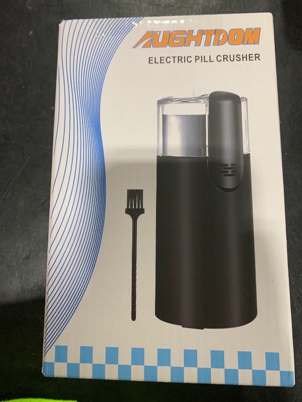 Photo 1 of Electric Pill Crusher Crusher - 30000 RPM Powerful Motor for Fast Fine Powder, Electronic Pulverizer to Crush Multiple Small/Large Pills & Vitamins for Adults, Elderly, Kids, Pets, Feeding Tubes
