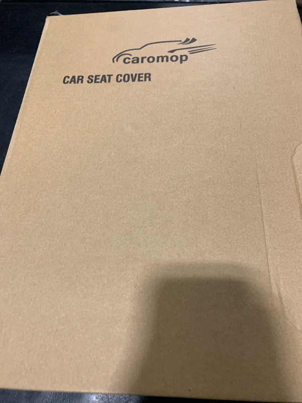 Photo 1 of CAROMOP Waterproof Car Seat Cover Full Seats, Neoprene Seat Covers for Cars,Split Bench Compatible Car Interior Covers, Universal Fit Most Car Sedan Truck SUV(Black/Blue)