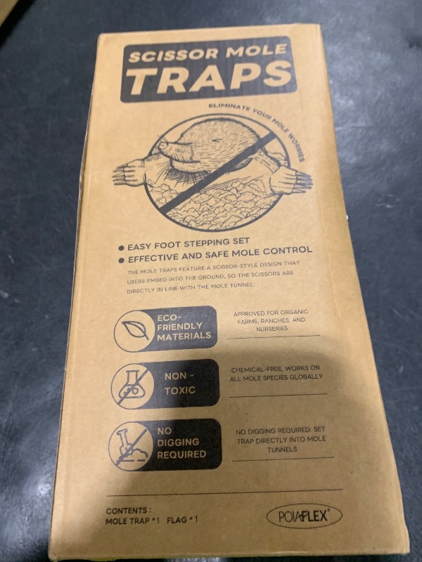 Photo 1 of Upgraded Mole Trap Scissor, Mole Traps for Lawns That Kill Best, Easy Step Setup