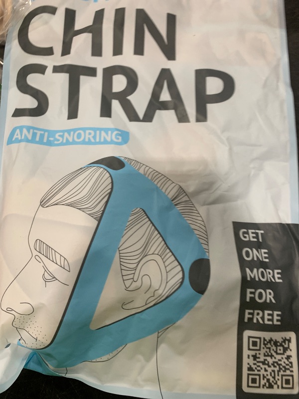 Photo 1 of BRISON Anti Snoring Chin Strap - Adjustable Snore Stopping Device Face Mask Bandage Keeping Mouth Closed - Mouth Nasal Breathing Women Men Large