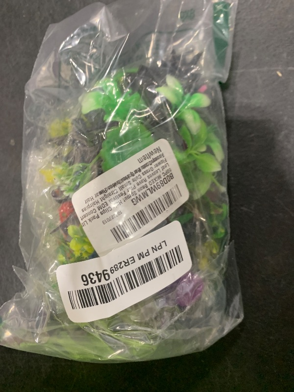 Photo 1 of 50PC MIXED Bean Sprout Hair Clips Pack Little Leaf Leaves Rave Plur Festival EDM Concert Flower Grass Cute Small Straight Hairpins Funny Costume Barrette Headwear Hair Accessories Party Headwear Pin