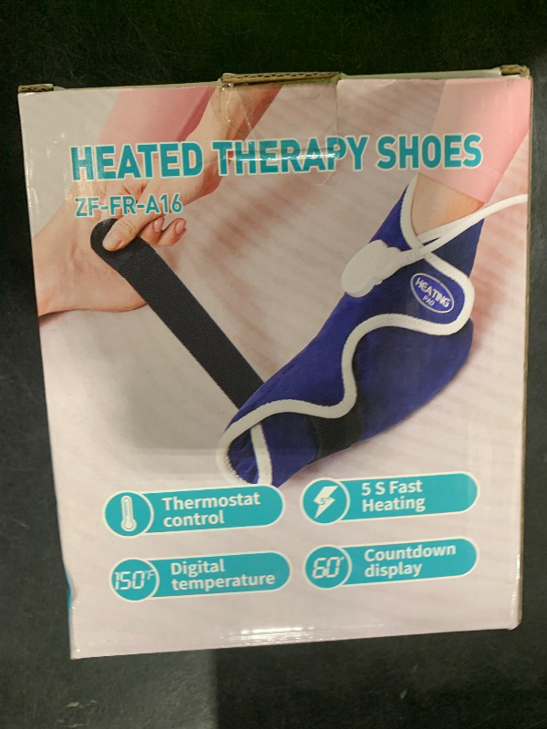 Photo 1 of CAMECO 1 Pack Heating Pad for Foot & Ankle Neuropathy Pain Relief, 86?-158? Electric Heated Foot Warmer Wrap for Arthritis, Heat Therapy for Achilles Tendinitis & Plantar Fasciitis, Auto Shut Off