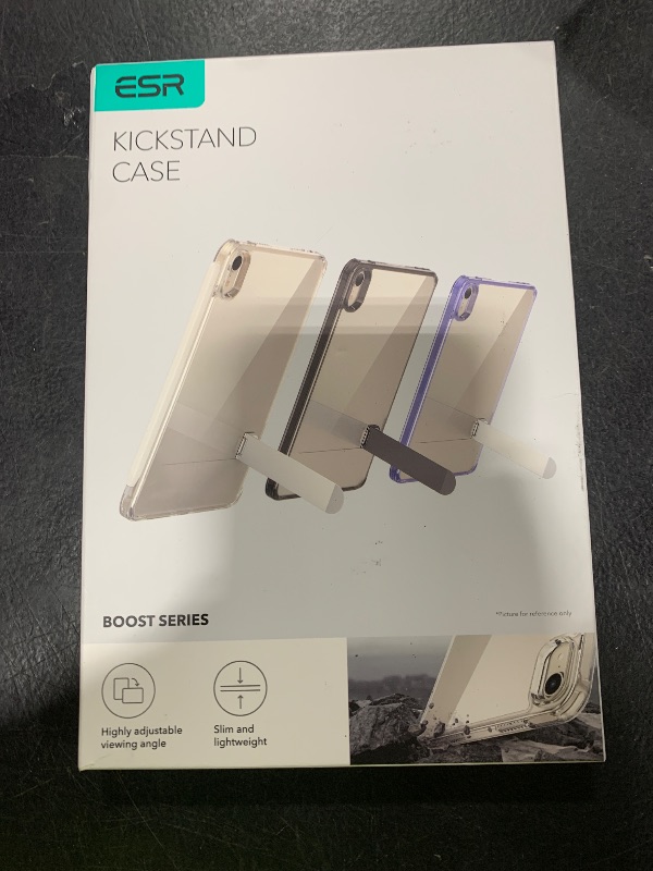 Photo 1 of ESR for iPad mini 7 A17 Pro Case, iPad mini 7th/6th Generation Case with Stand(2024/2021), 3 Stand Modes, Slim and Light, Drop Safe, Supports Pencil Pro & Pencil (USB-C), Boost Kickstand Cover, Clear