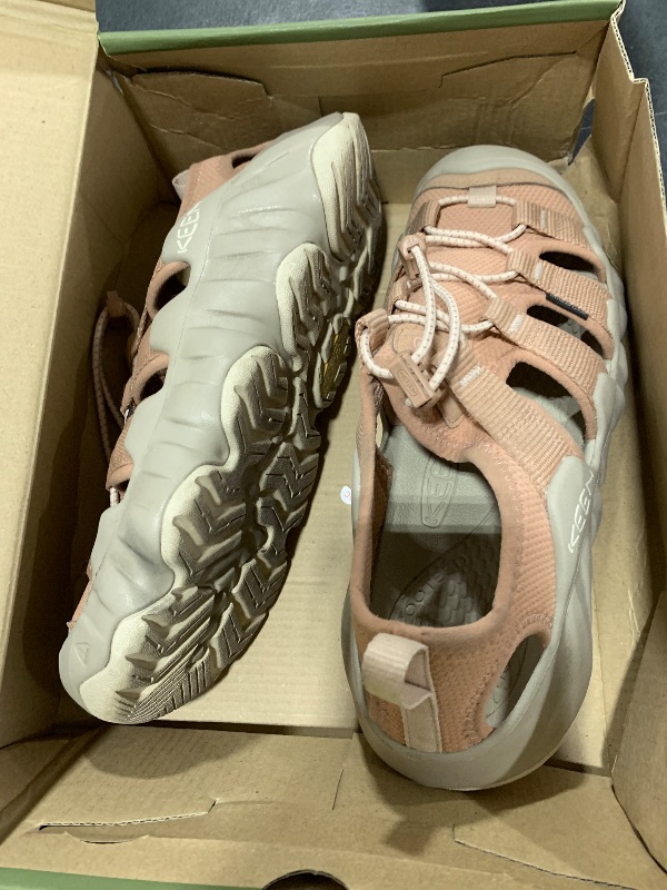 Photo 1 of KEEN Women's Hyperport H2 Breathable Easy On Comfortable Hiking and Water Sandals, Cork/Cameo Rose, 9.5