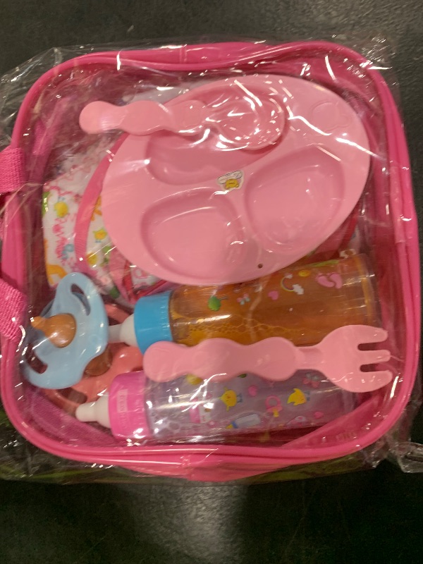 Photo 1 of fash n kolor My Sweet Baby Disappearing Doll Feeding Set | Baby Care 6 Piece Doll Feeding Set (13 Pc Set)