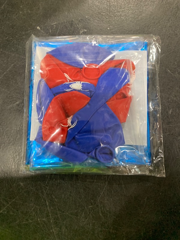 Photo 1 of 15 Pcs Spider Birthday Decorations 40 Inch Giant Number 4 Foil Balloon Star Foil Red Blue Balloons Birthday Party Decorations for Boys Kids Girls Anniversary Baby Shower Party Supplies Gifts