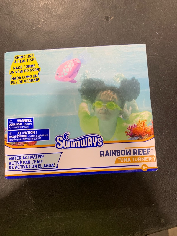 Photo 1 of SwimWays Rainbow Reef Fish Toy, Kids Swimming Accessories & Water Toys, Learn to Swim Pool Toys for Kids Ages 5 & Up, Batteries Included, Tuna Turner