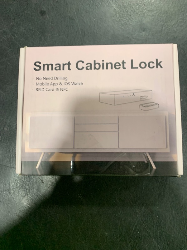 Photo 1 of Smart Cabinet Lock, Anweller Hidden No Drill Adhesive Magnetic Baby Proofing Child Proof Drawer Locks, Keyless RFID Bluetooth Cabinet Locks for Adults File Kitchen Cupboard Closet Liquor - Black