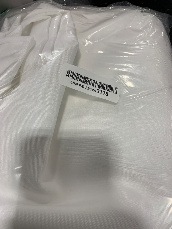 Photo 1 of Ling's moment White Wedding Table Cloths in Premium Crumpled Velvet, 9ft x 11ft, Fits 4ft/6ft Rectangular/Round Sweetheart&Head Table for Wedding Reception, Bridal Shower, Birthday Decoration,Banquet