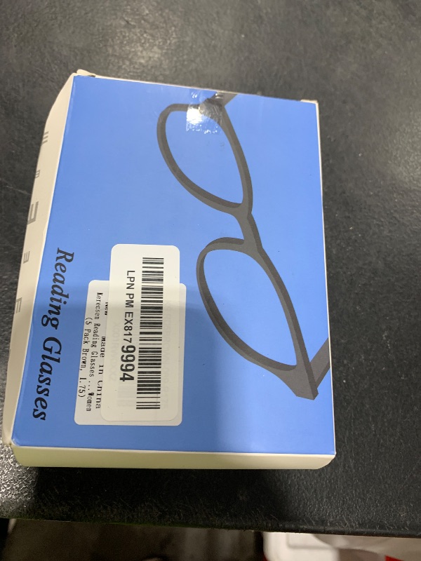 Photo 1 of Kerecsen Reading Glasses 5 Pairs Fashion Ladies Readers Spring Hinge with Pattern Print Eyeglasses for Women (5 Pack Brown, 1.75)
