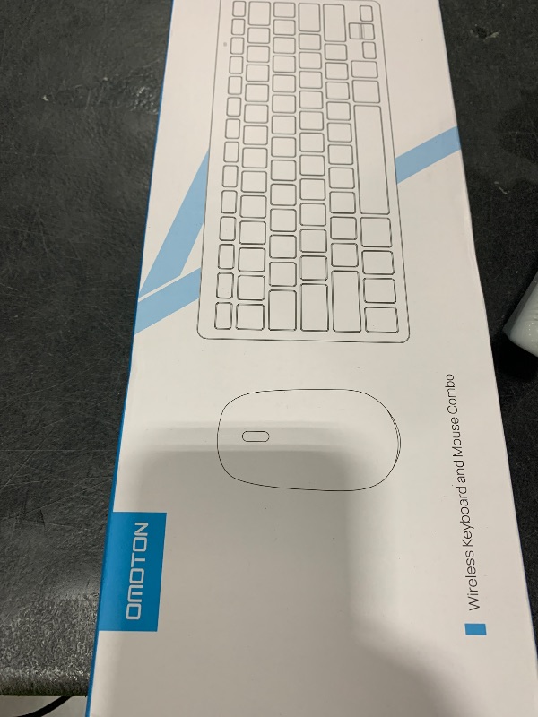 Photo 1 of Bluetooth Keyboard and Mouse Compatible with Mac, OMOTON Ultra-Slim Wireless Keyboard and Mouse Combo Compatiblei with MacOS, MacBook Pro/Air, iMac, Mac mini, Laptop and PC (Silver)