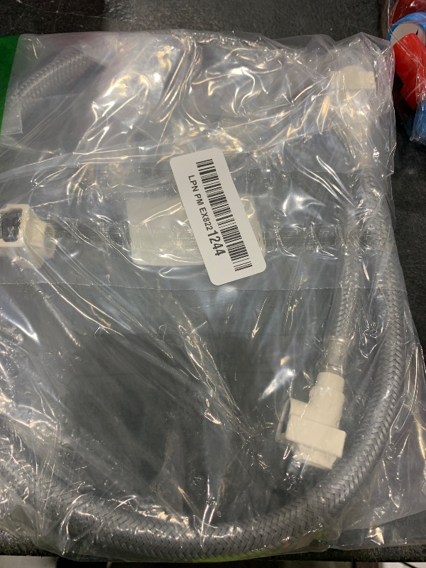 Photo 1 of Moen Widespread Bathroom Sink Faucet Replacement Hose Kit with Duralock Connections, 114299