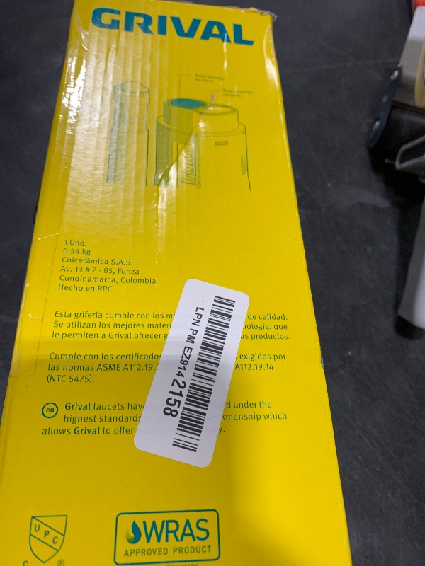 Photo 1 of T Tulead Toilet Push Flush Valve Dual 185mm/7.28" Push Button Fill Valve, for Ceramic Hole Dia: 2.56"-2.75", for Toilet Tank Height: 7.48"-9.44"