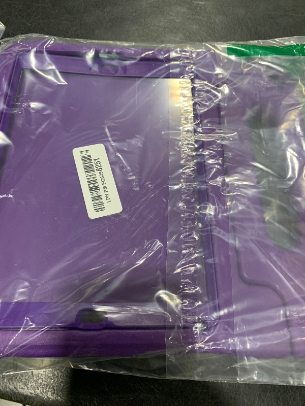 Photo 1 of SUPLIK Kids Case for iPad 5th/6th Generation (9.7 inch, 2017/2018), iPad Air 1 & Air 2 & Pro 9.7 Case with Screen Protector, Durable Shockproof Protective Cover with Handle Stand, Purple
