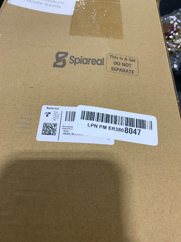Photo 1 of Spiareal Spinning Clear Business Card Holder 3.5" x 2" Acrylic Sticker Display Stand Appointment Cards Rotating Stand 3 Tier Brochure Display Holder for Tabletop Office Home Desk(5.9 x 9.8 Inch)