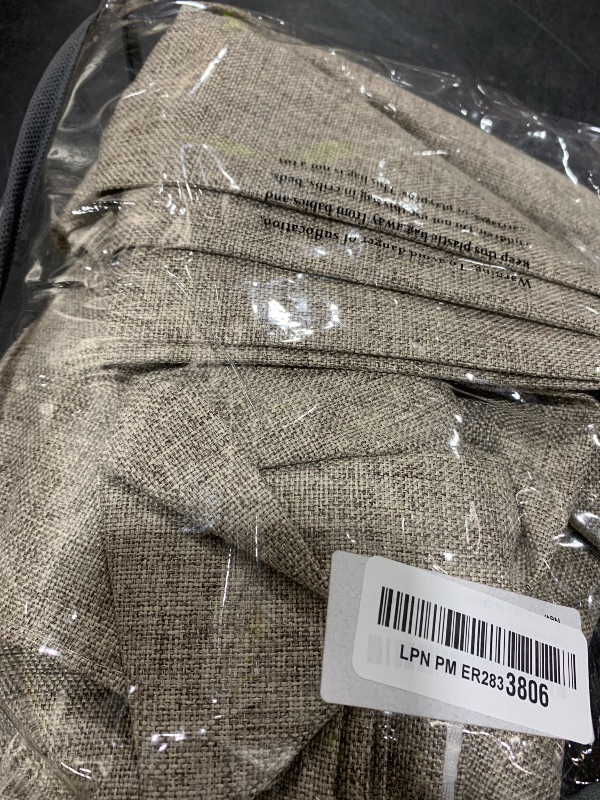 Photo 1 of 100% Blackout Shield Blackout Curtains for Bedroom Faux Linen Black Out Curtains 84 inch Length 2 Panels Set, Back Tab/Rod Pocket Thermal Insulated Drapes with Black Liner, 50''W x 84''L, Faux Linen