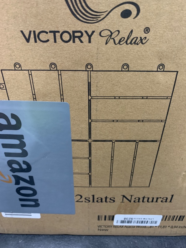 Photo 1 of VICTORY RELAX Acacia Wood Flooring Interlocking Deck Tiles for Patio Decor 9 Pcs 12 Slats - Waterproof Indoor & Outdoor Decor - Balcony Garden Decking Tile (11,81 * 11,81 * 0,94 Inches)