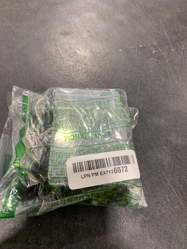 Photo 1 of 1/4-20 x 5/8" (40 Pack) Flat Head Hex Socket Cap Screws Bolts, Black Oxide 304 Stainless Steel 18-8, Hex Drive, Bright Finish, Fully Machine Thread