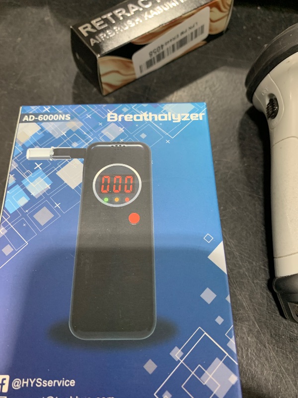 Photo 1 of COCOCKA Breathalyzer, Professional-Grade Accuracy Alcohol Tester with LCD Digital Display,Portable Alcohol Tester for Home and Party Use(10 Mouthpieces)